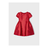 Mayoral Girls Red Satin Dress